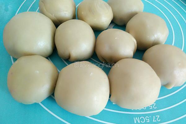 白皮红豆 紫薯饼的做法图解15