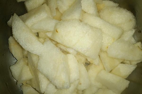 雪梨冰棍的做法图解3
