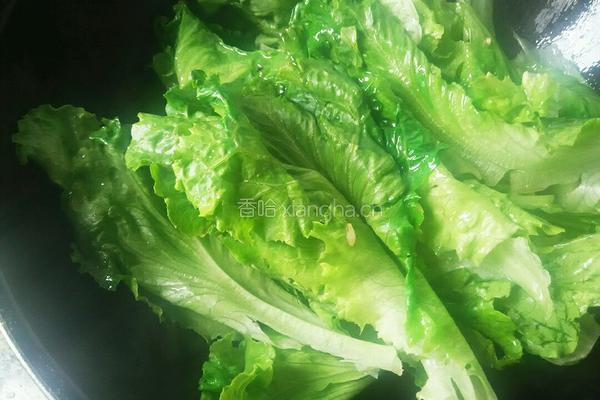 清炒生菜的做法图解4