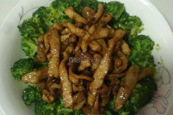 秘制西兰花炒肉