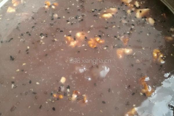 黑豆核桃粥的做法图解5