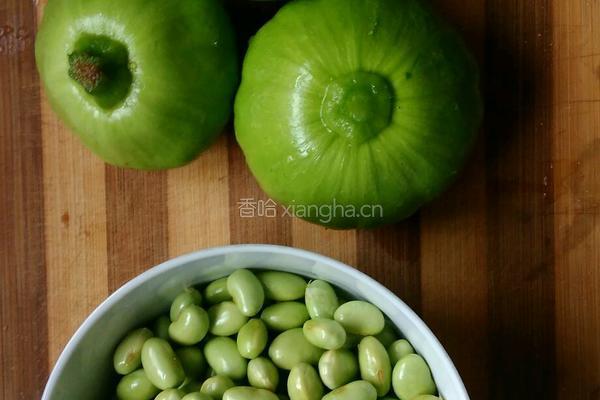 小瓜豆汁汤的做法图解1