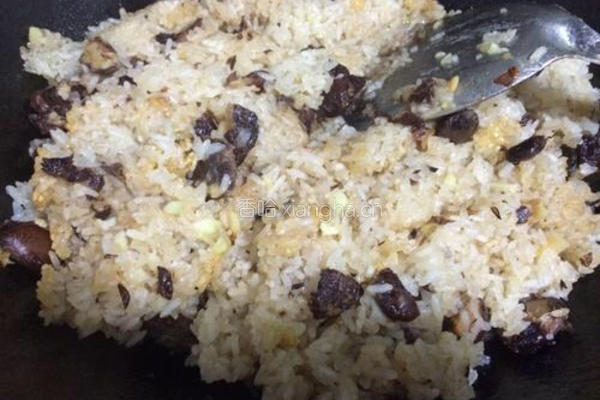  花豆焖糯米饭的做法图解8