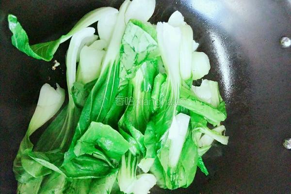 清炒油菜的做法图解5