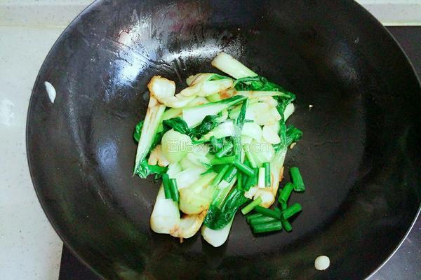清炒油菜的做法图解6