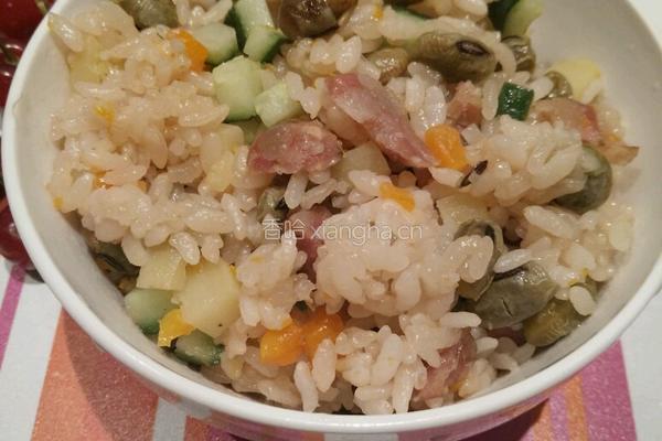 香肠土豆焖饭的做法图解9