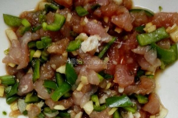 瓠瓜瘦肉香煎饼的做法图解2