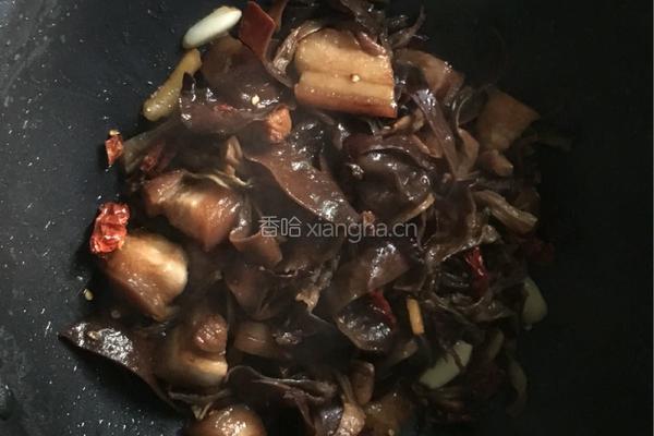 干豆角木耳红烧肉的做法图解11