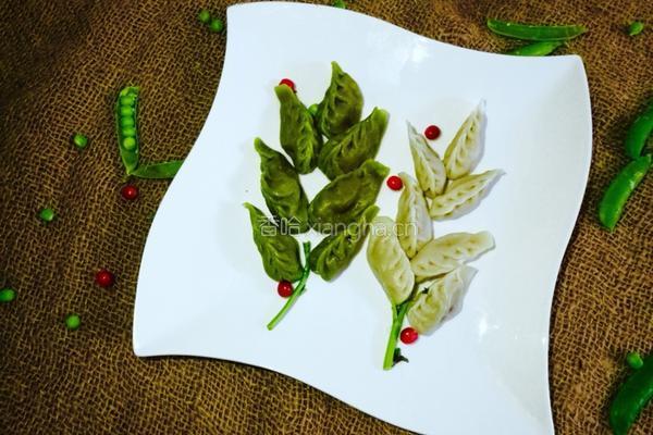 双色香芹水饺的做法图解8