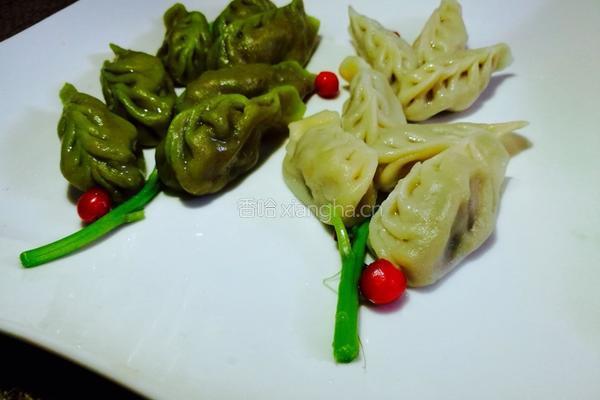 双色香芹水饺的做法图解7