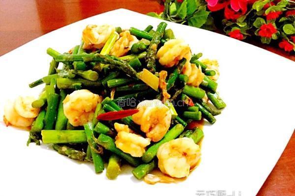 芦笋炒虾仁的做法图解16