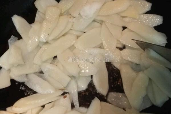 清炒山药的做法图解4
