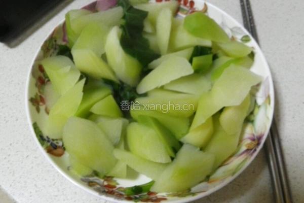 热拌橄榄菜的做法图解3