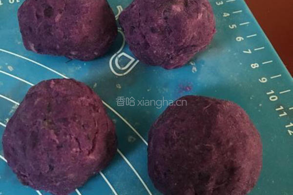 紫薯糕的做法图解3