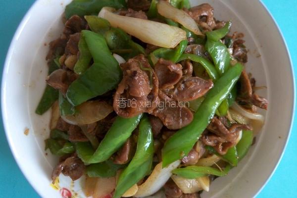 孜然鸡胗炒洋葱的做法图解9