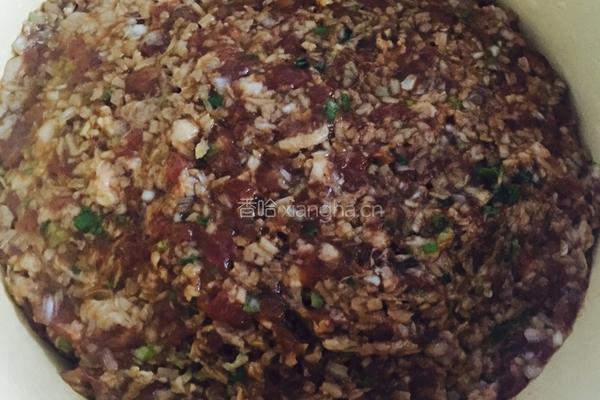翡翠白菜饺子的做法图解1