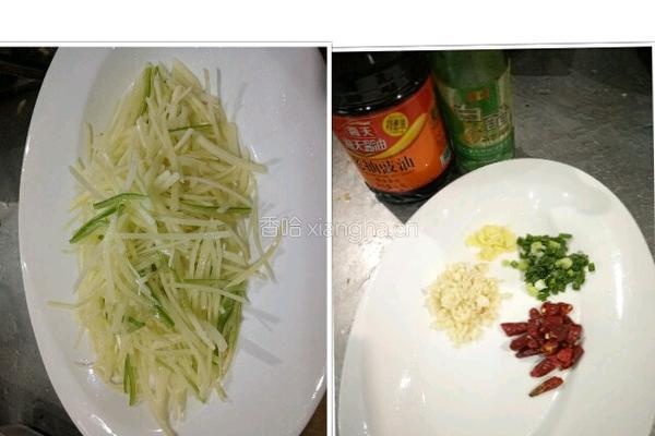 酱香土豆丝的做法图解1