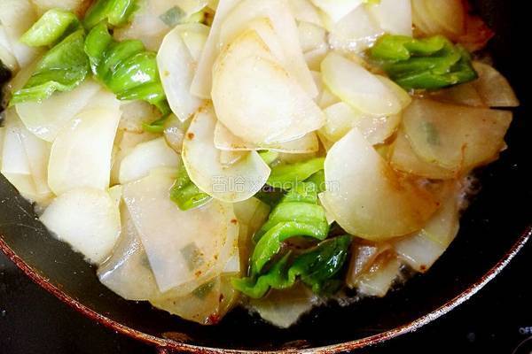 青椒炒土豆片的做法图解10