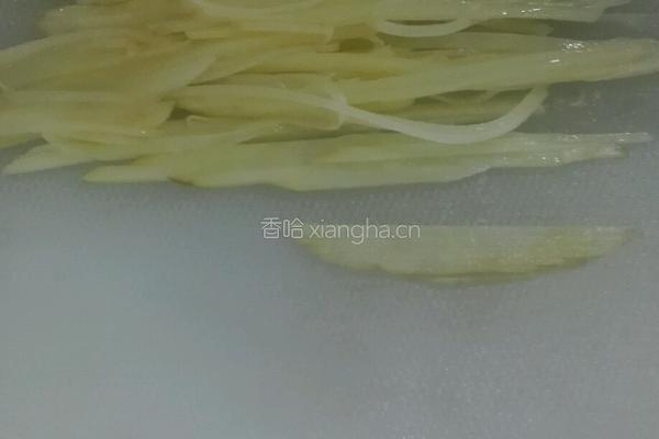 炸薯丝 配菜西式的做法图解2