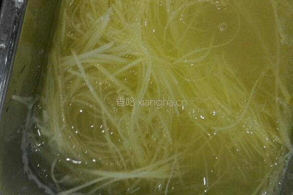 炸薯丝 配菜西式的做法图解3