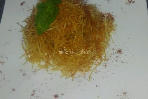 炸薯丝 配菜西式的做法图解7