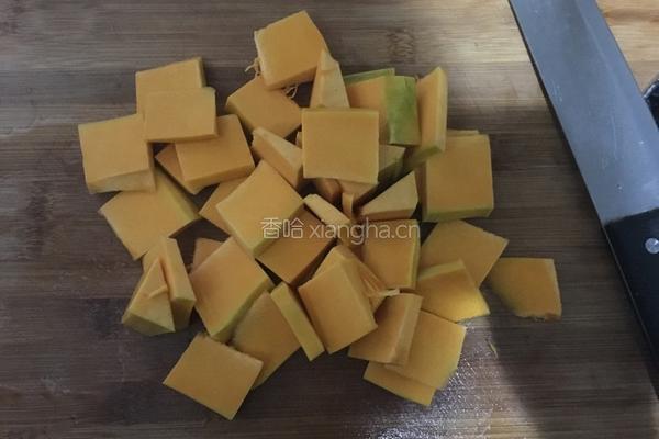 南瓜泥盖饭的做法图解1