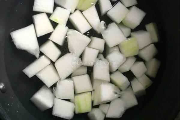 素炒冬瓜的做法图解2