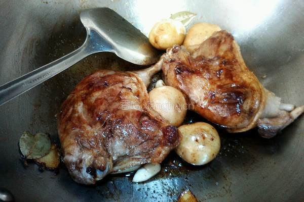 红烧鸭腿小土豆的做法图解6