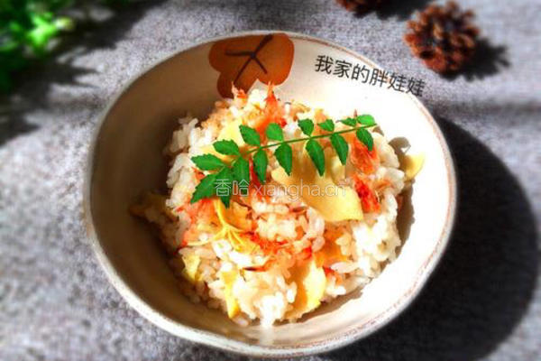 春笋樱虾饭的做法图解12