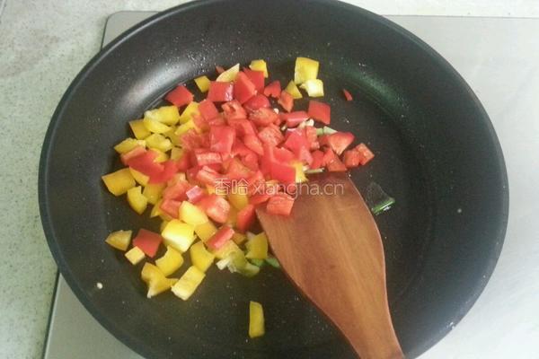 彩蔬馒头丁的做法图解8