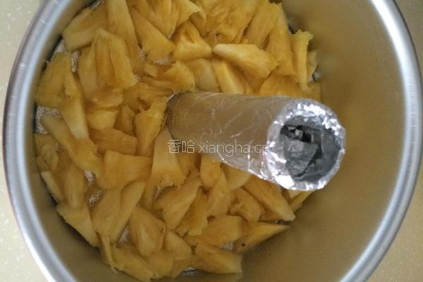 反转菠萝蛋糕。的做法图解4