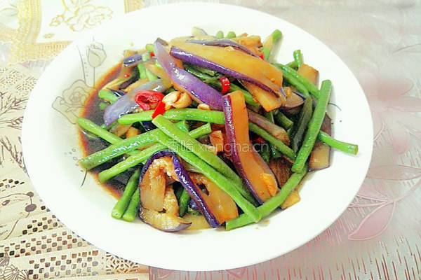 豆角拌茄子的做法图解8