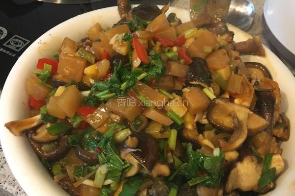 藿香泡菜鯽魚的做法图解9