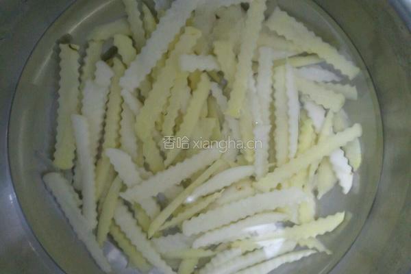 香炸薯条的做法图解2