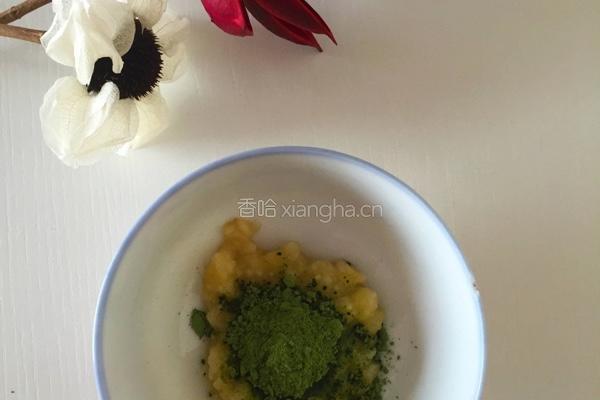 蔬菜水果泥抹茶蛋糕的做法图解6