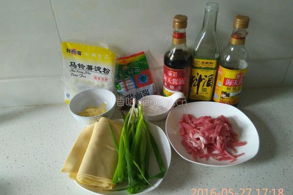 京酱肉丝的做法图解1
