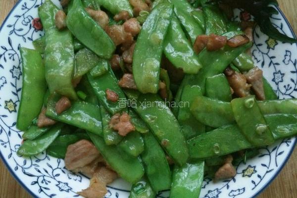 荷兰豆炒肉的做法图解9
