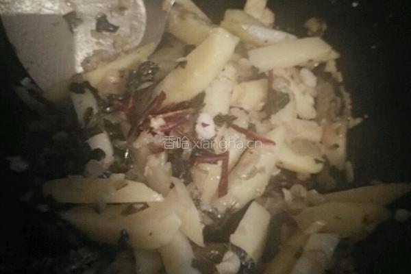酸菜土豆条的做法图解8