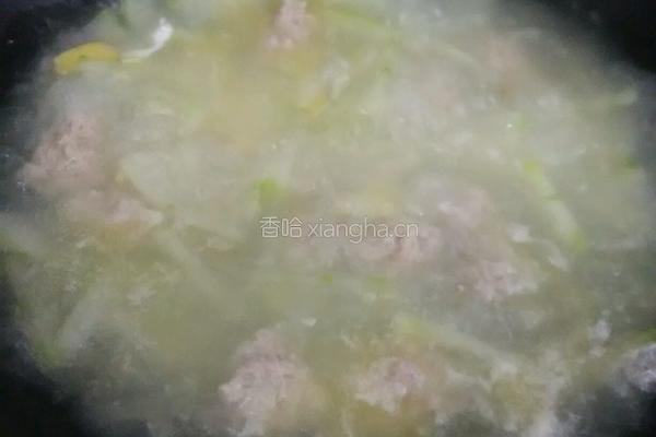 冬瓜肉丸汤的做法图解11