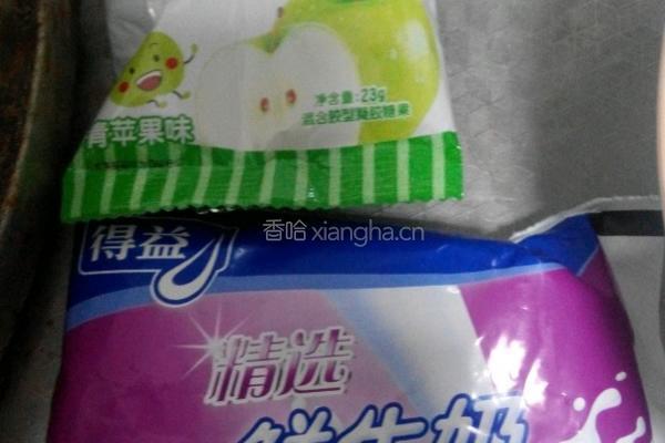 QQ糖懒人布丁的做法图解1