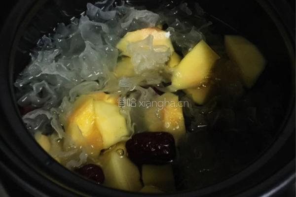 木瓜雪耳牛奶的做法图解4