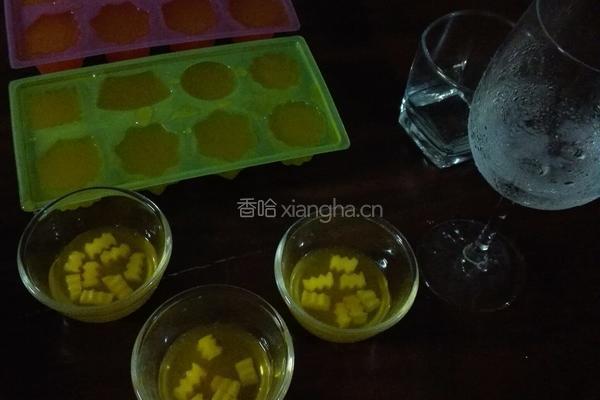 橙汁芒果粒果冻的做法图解7