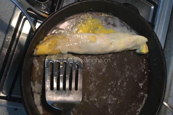 自制香菇猪肉鸡蛋肠粉的做法图解5