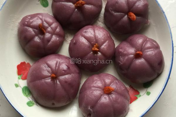紫薯南瓜饼的做法图解6