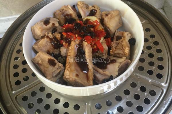 香芋豆豉蒸排骨的做法图解9