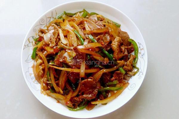 洋葱炒肉的做法图解4