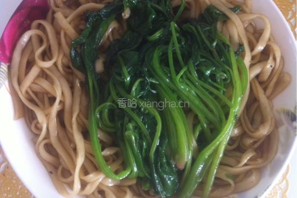 菠菜炒粉条的做法图解5