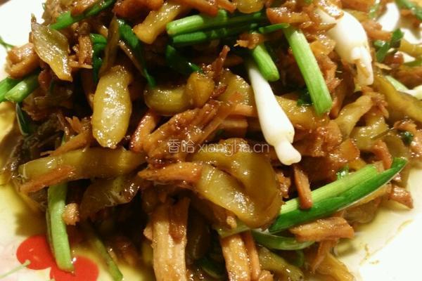 榨菜炒肉丝的做法图解6