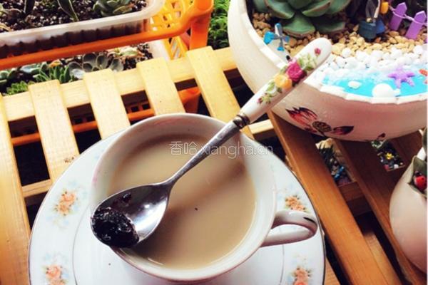蓝莓奶茶的做法图解5