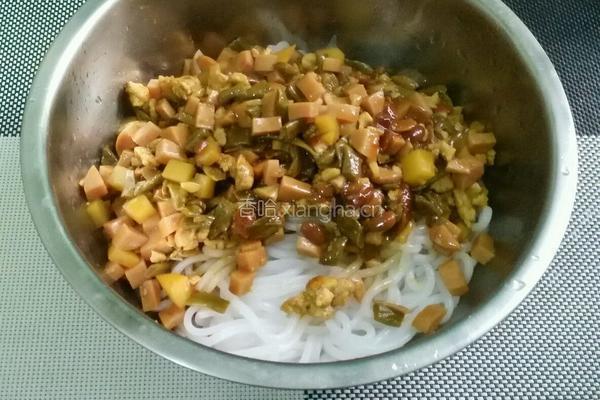 杂酱米粉的做法图解10